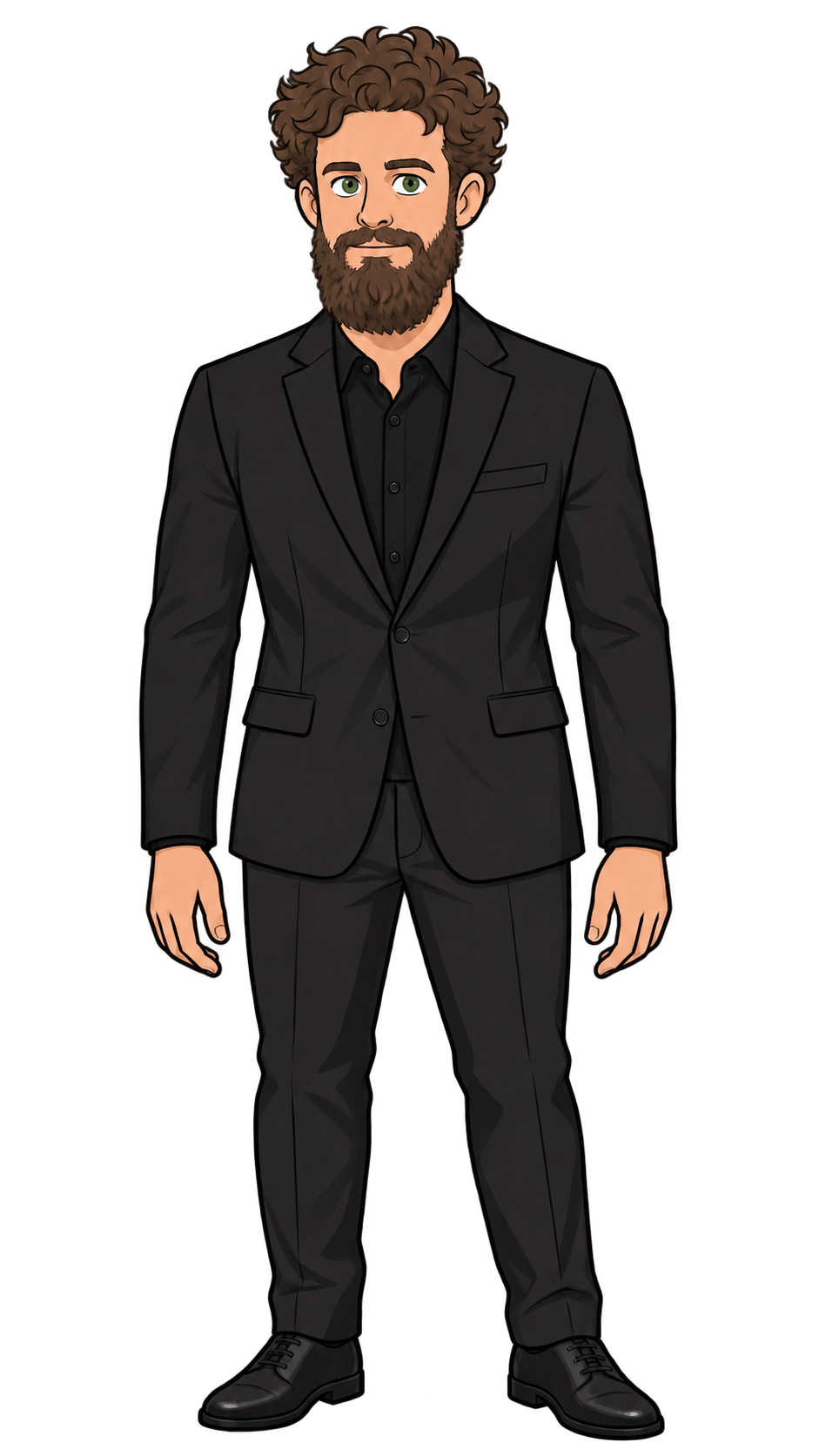 Illustrated portrait of Chris Repich